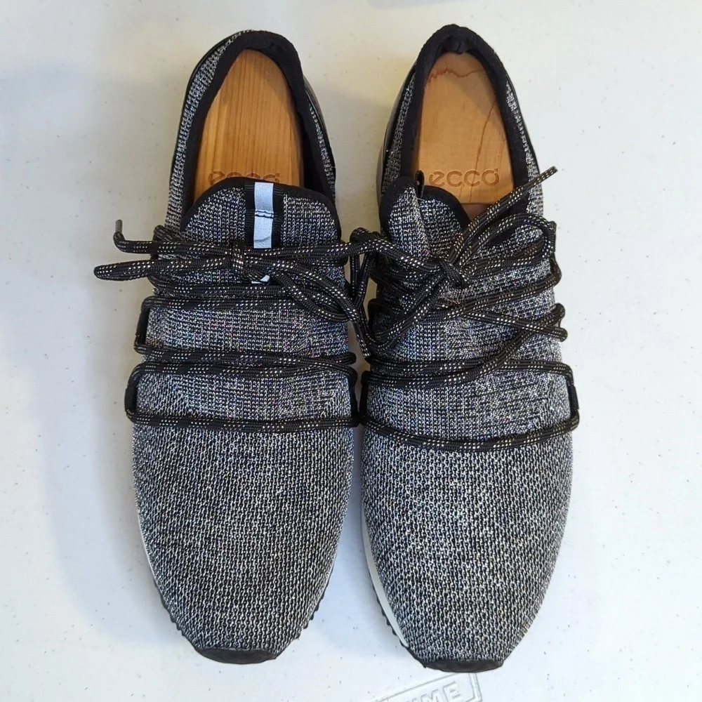 Urban Sport by J/Slides NYC Black Mara Sneaker Metallic Women's NWOB 10